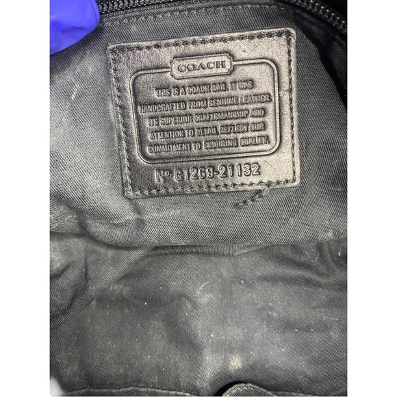 Coach Midnight Black Molly Soho Leather Shoulder Bag - Picture 8 of 9